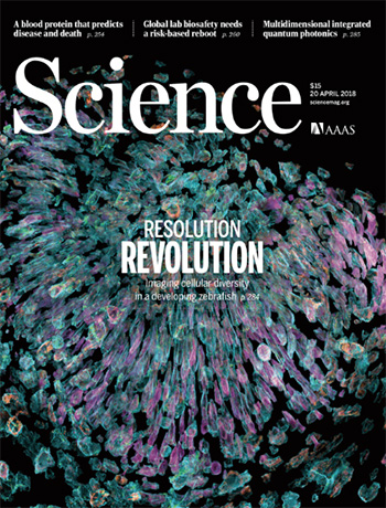 Science magazine front cover 2