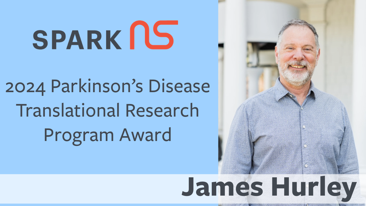 James Hurley receives SPARK NS Award