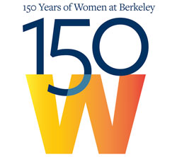 150 Years of Women at Berkeley Logo