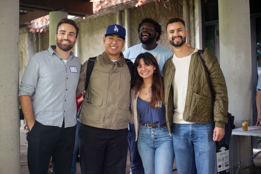 Social mixer on the Barker Lawn during the conference
