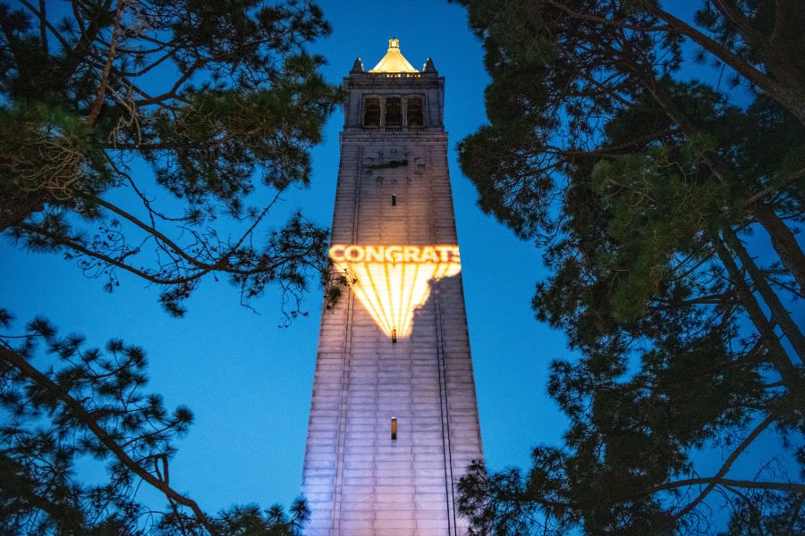 Campanile congrats grads